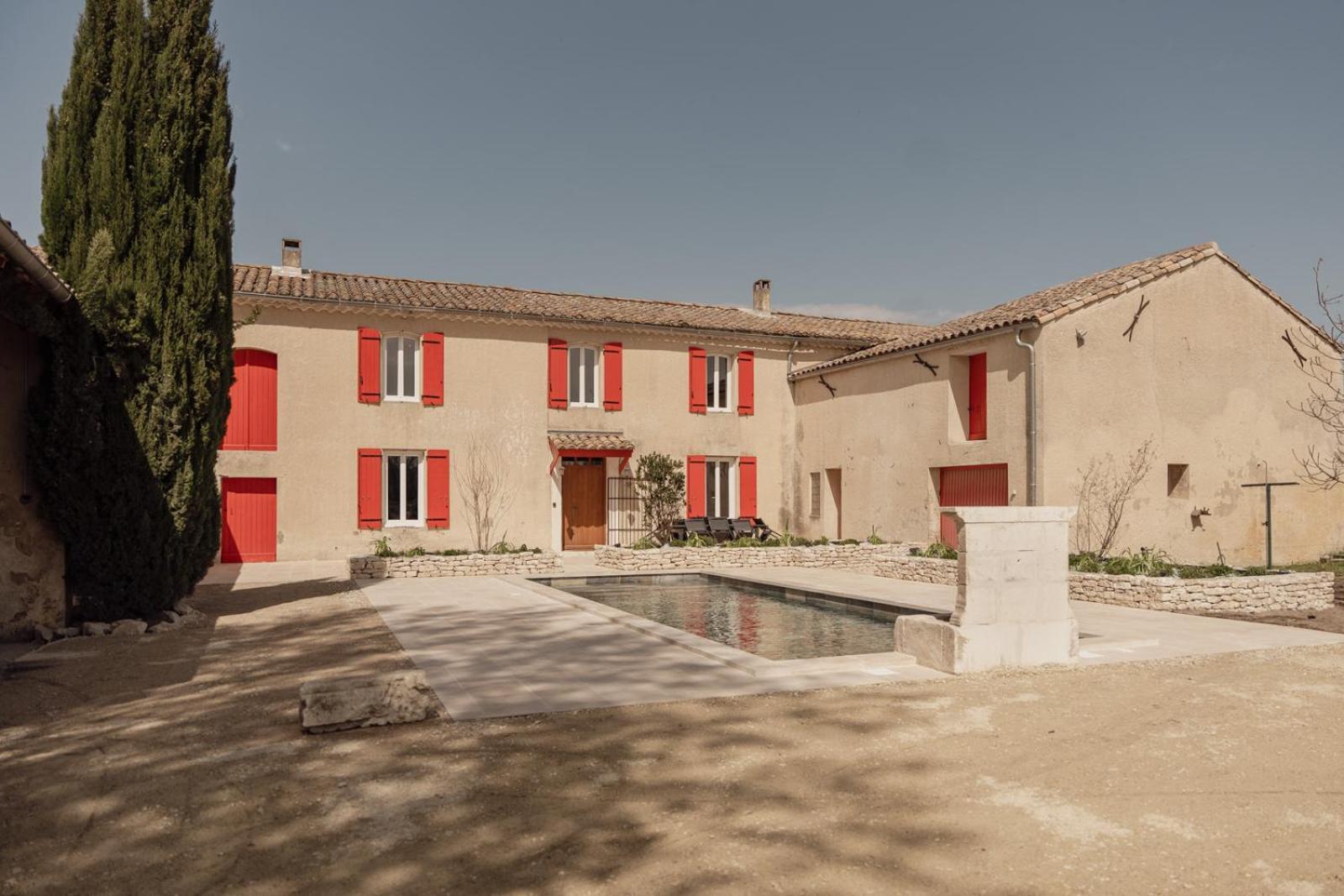 הוילה Entraigues-sur-la-Sorgue La Ferme Du 645 מראה חיצוני תמונה